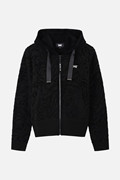 WOMEN DAMASCUS ZIP-UP CARDIGAN PKFPW430621 BLACK 상품 이미지