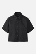 WOMEN DAMASCUS JQD SHORT-SLEEVE JACKET PKFPW610621 BLACK 상품 이미지