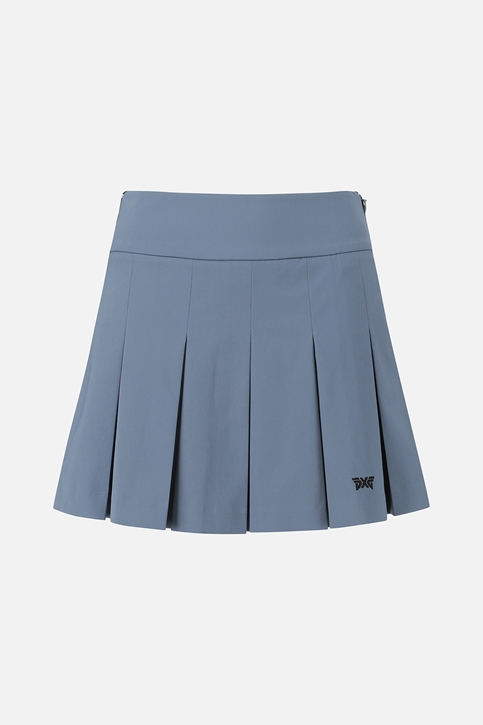 WOMENS PLEATED BANDED SKIRT