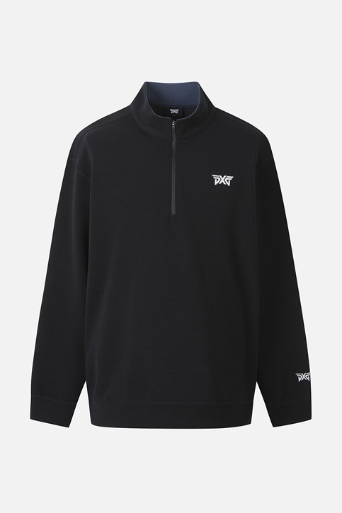 HALF ZIP LONG SLEEVE T-SHIRT