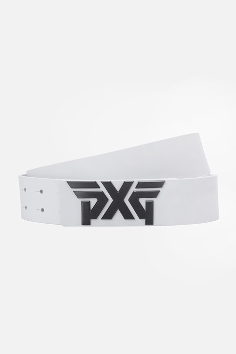 BLACK BUCKLE LOGO BELT-MEN