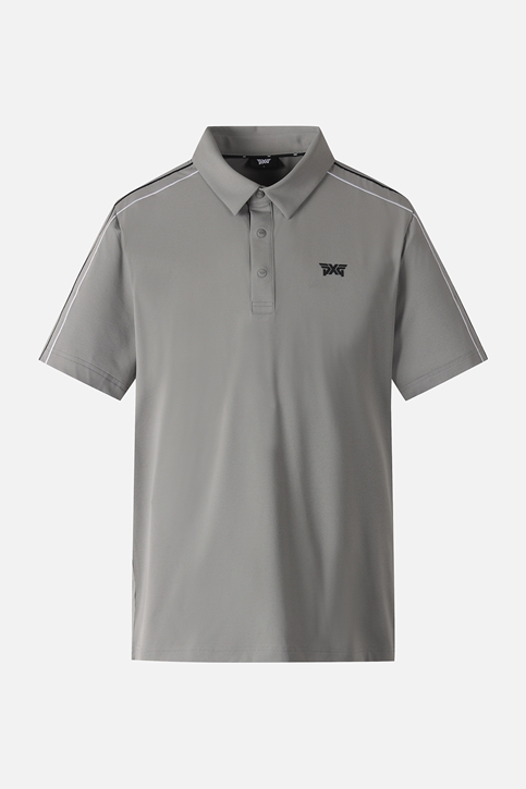 LINE POINT COLLAR SHORT-SLEEVE