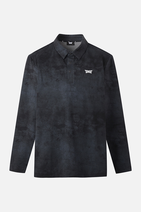 PATTERN COLLAR LONG-SLEEVE