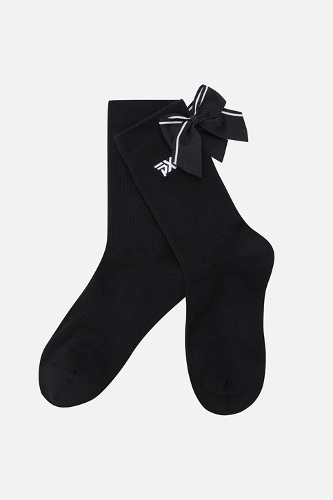 WOMENS RIBBON POINT HIGH SOCKS