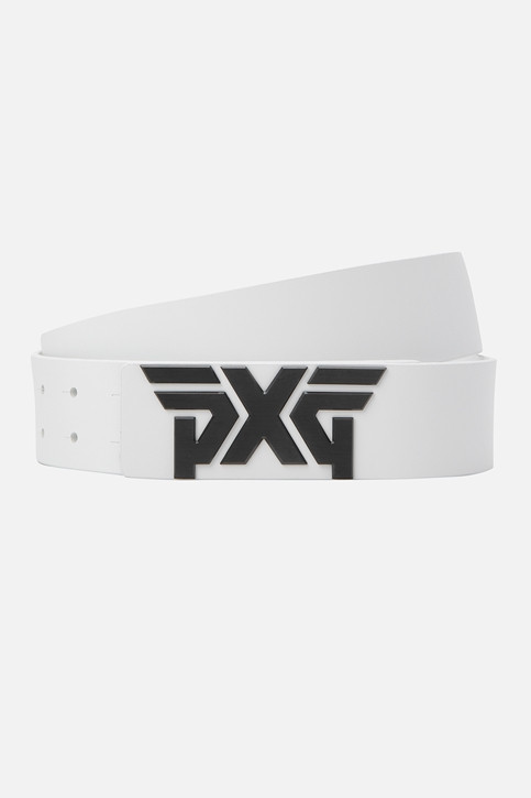 BLACK BUCKLE LOGO BELT_MEN