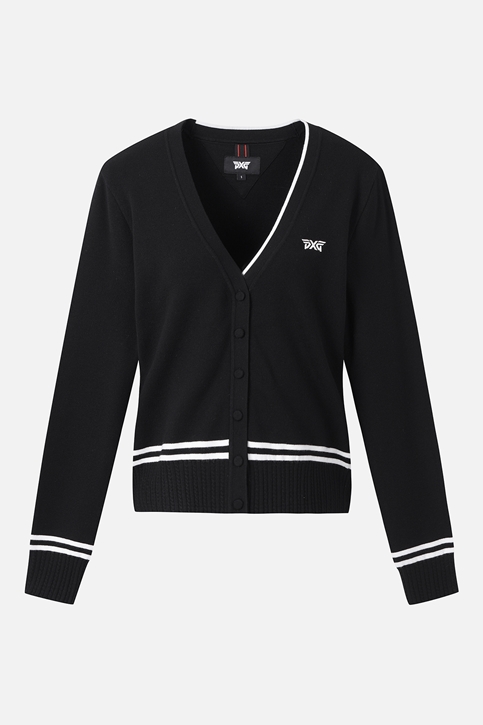 WOMENS V NECK KNIT CARDIGAN
