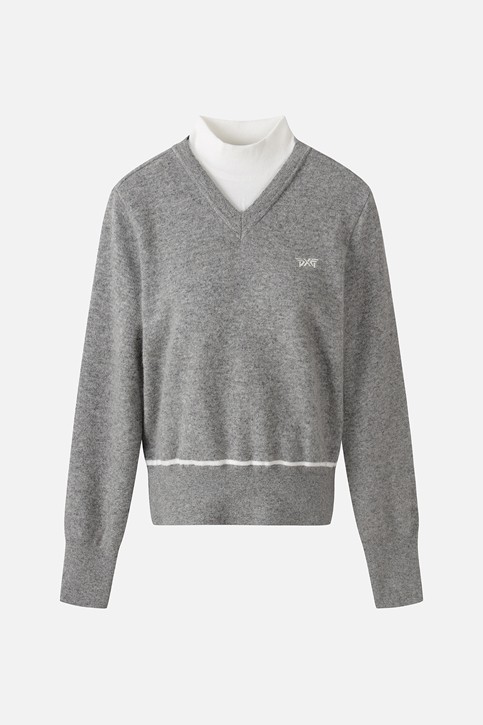 WOMEN WINTER WINDPROOF COLOR POINT SWEATER