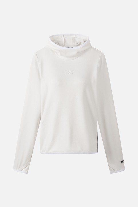 WOMEN WINTER MINI HOOD LONG-SLEEVE