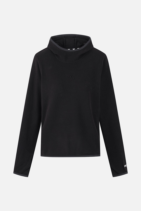 WOMEN WINTER MINI HOOD LONG-SLEEVE