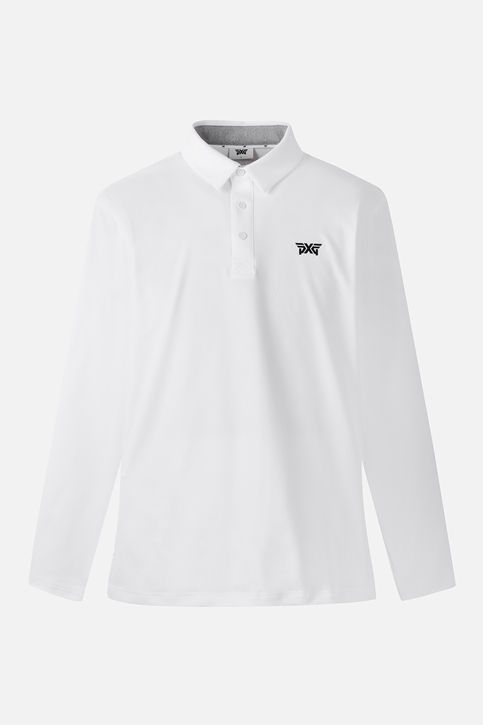 MEN ESSENTITAL BRUSHED COLLAR LONG SLEEVE