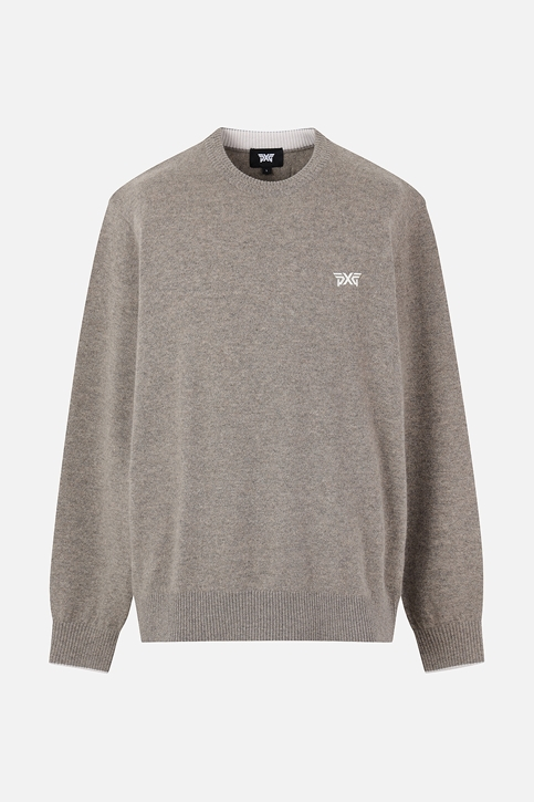 MEN CASHMERE ROUND NECK SWEATER