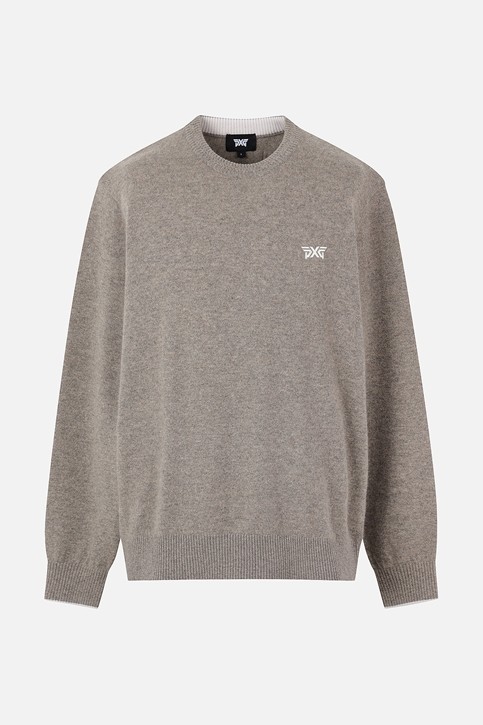 MEN CASHMERE ROUND NECK SWEATER