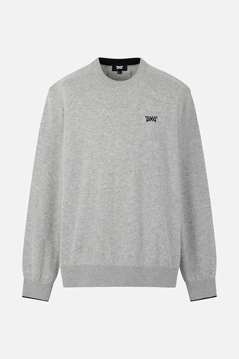 MEN CASHMERE ROUND NECK SWEATER