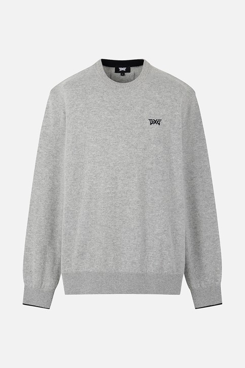 MEN CASHMERE ROUND NECK SWEATER