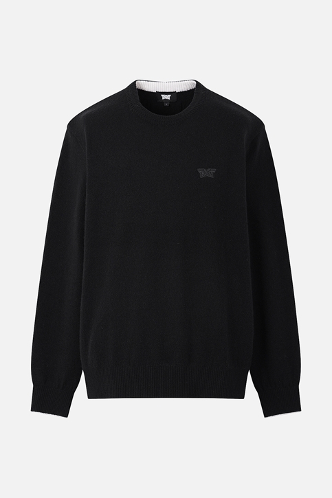 MEN CASHMERE ROUND NECK SWEATER