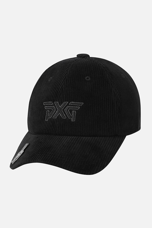 WOMEN CORDUROY BASIC CAP PKFCW850121 BLACK 상품 이미지 1