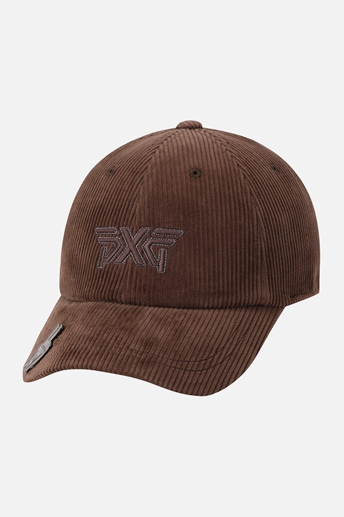 WOMEN CORDUROY BASIC CAP PKFCW850187 BROWN 상품 이미지 1