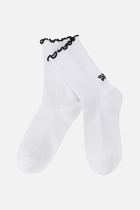 WOMEN FRILL BAND MID SOCKS