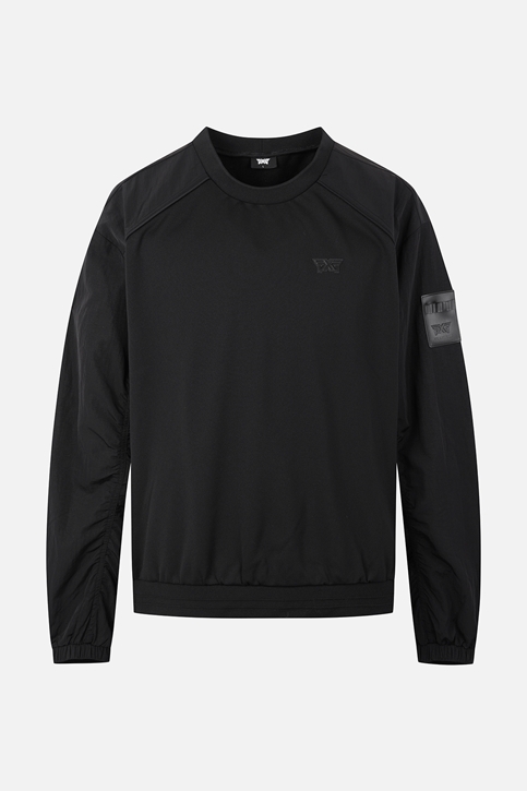MEN GENO WOVEN HYBRID ROUND LONG SLEEVE