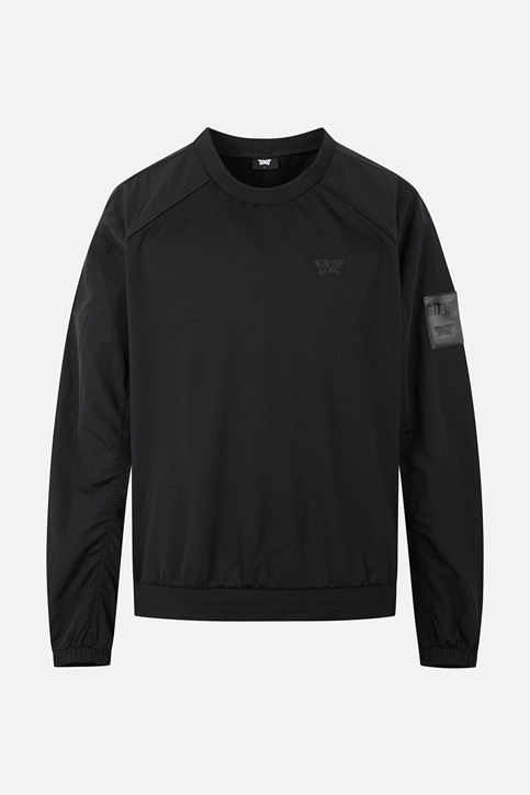 MEN GENO WOVEN HYBRID ROUND LONG SLEEVE