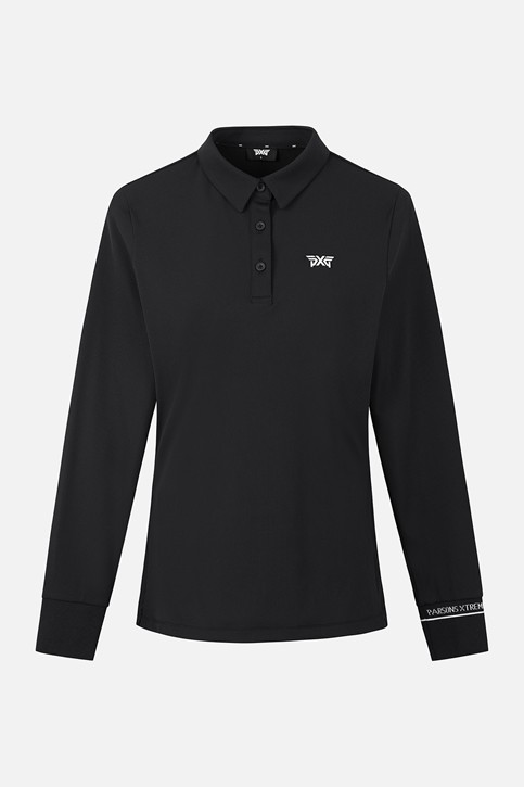 WOMEN BASIC COLLAR LONG SLEEVE