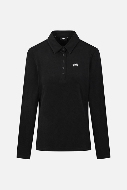 WOMEN TEXTURED LONG SLEEVE PKFPW211621 BLACK