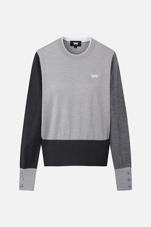 WOMEN TEXTURE MIX SWEATER