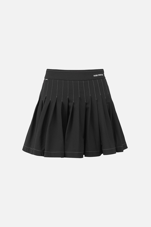 WOMEN PLEATED FLARE SKIRT