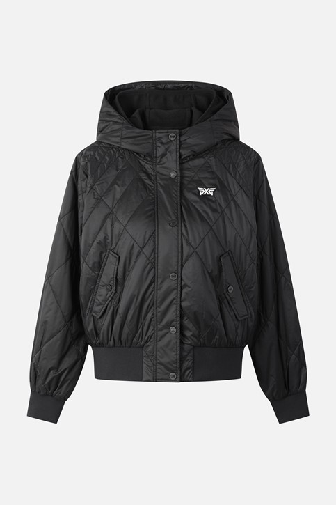 WOMEN 2 IN 1 RE-WOOL PADDED JACKET PKFPW630721 BLACK 상품 이미지 1