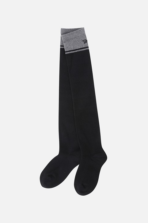 WOMEN COLOR BLOCK OVER THE KNEE SOCKS