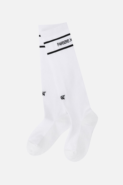 WOMEN STRIPE POINT KNEE SOCKS