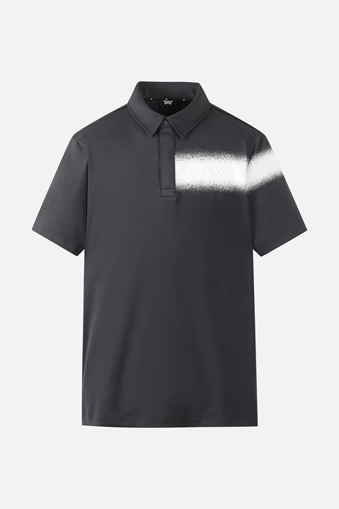 MEN COLOR POINT COLLAR SHORT SLEEVE