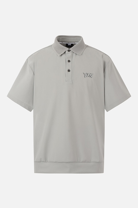 MEN NEW LOGO POINT COLLAR SHORT SLEEVE