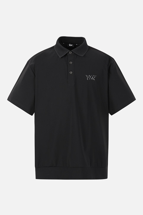 MEN NEW LOGO POINT COLLAR SHORT SLEEVE