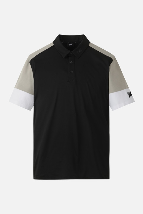 MEN KNIT-SLEEVE COLLAR SHORT SLEEVE