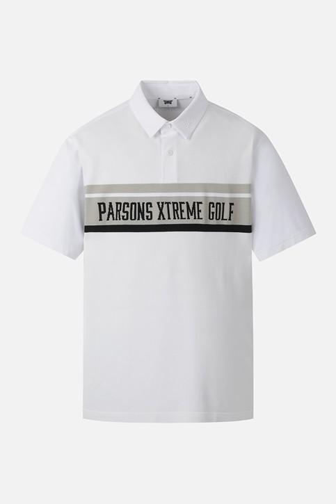 MEN KNIT HYBRID COLLAR SHORT SLEEVE