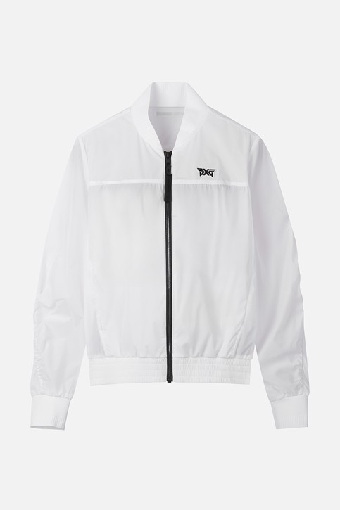 WOMEN SHIRRED MA-1 JACKET