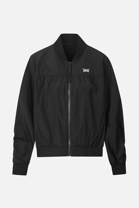 WOMEN SHIRRED MA-1 JACKET