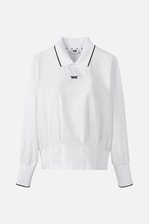 WOMEN HOURGLASS FIT COLLAR LONG SLEEVE