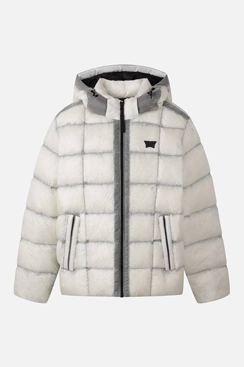 MEN PUFFER DOWN JACKET PKWPM631301 WHITE 상품 이미지 1