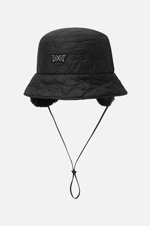 WOMEN BASIC WINTER QUILTING HAT PKWPW961121 BLACK 상품 이미지 1