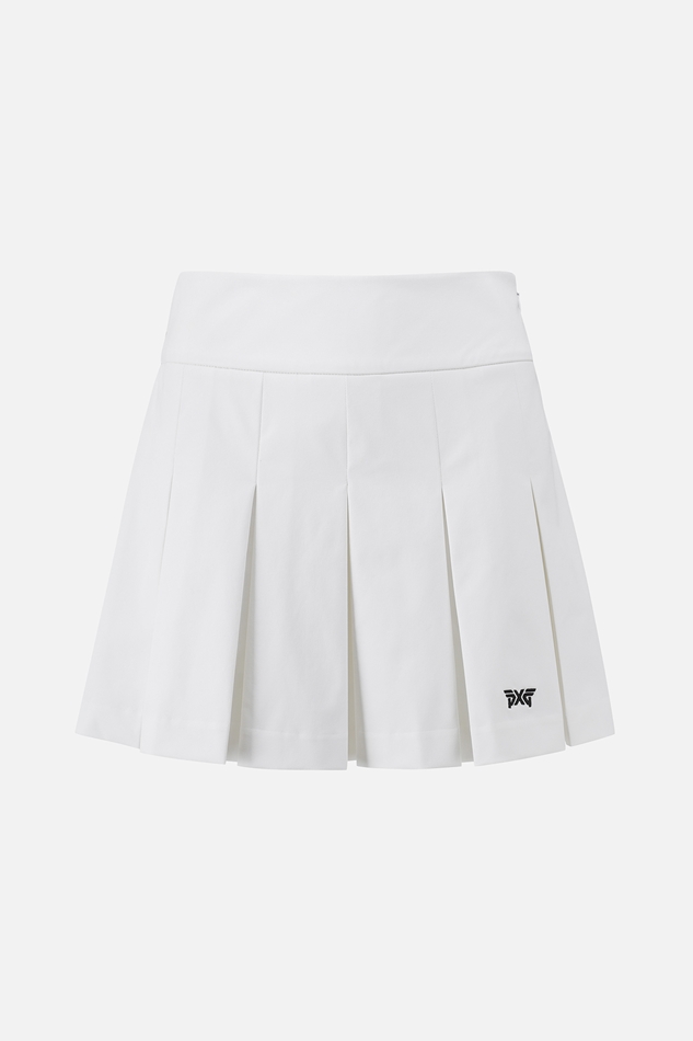 WOMENS PLEATED BANDED SKIRT