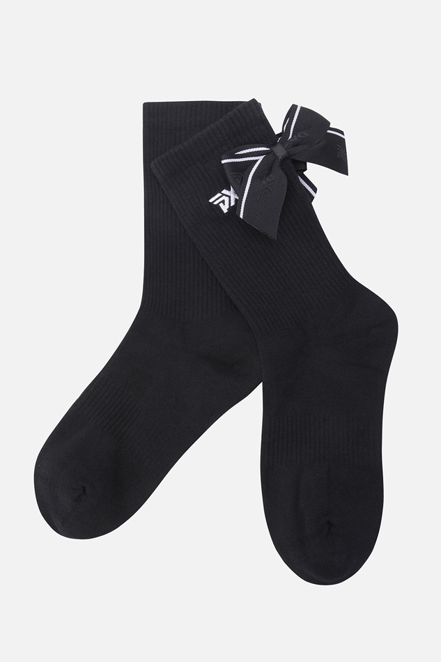 WOMEN RIBBON POINT HIGH SOCKS