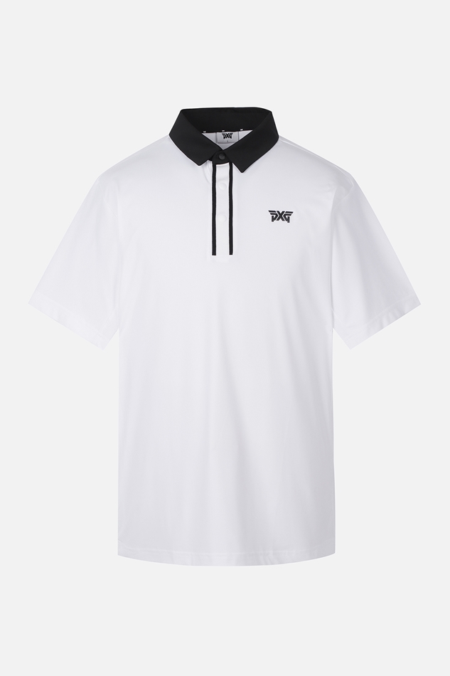NECK ONE POINT COLLAR T-SHIRT