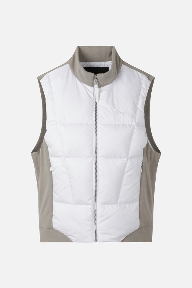 WOMEN WINTER KNIT HYBRID DOWN VEST