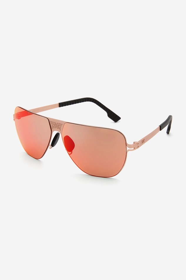 PXG AVIATOR SUNGLASSES (Matt Rosegold)