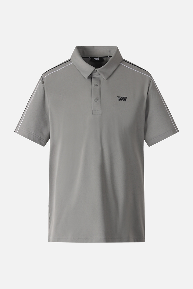 LINE POINT COLLAR SHORT-SLEEVE