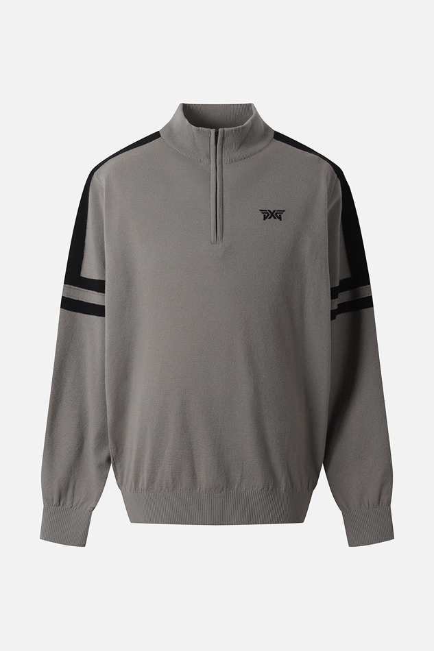 HALF ZIP-UP SWEATER
