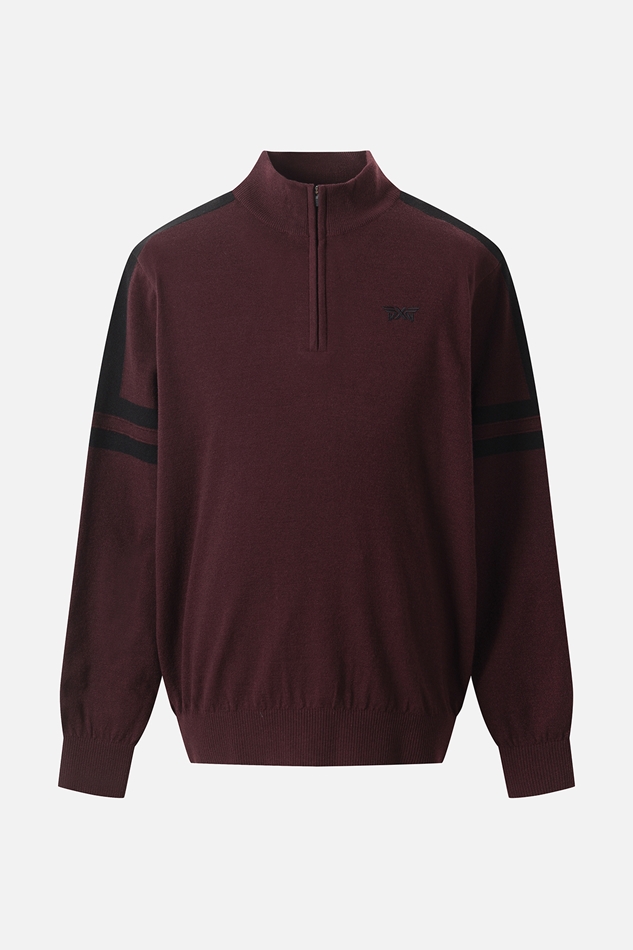 HALF ZIP-UP SWEATER