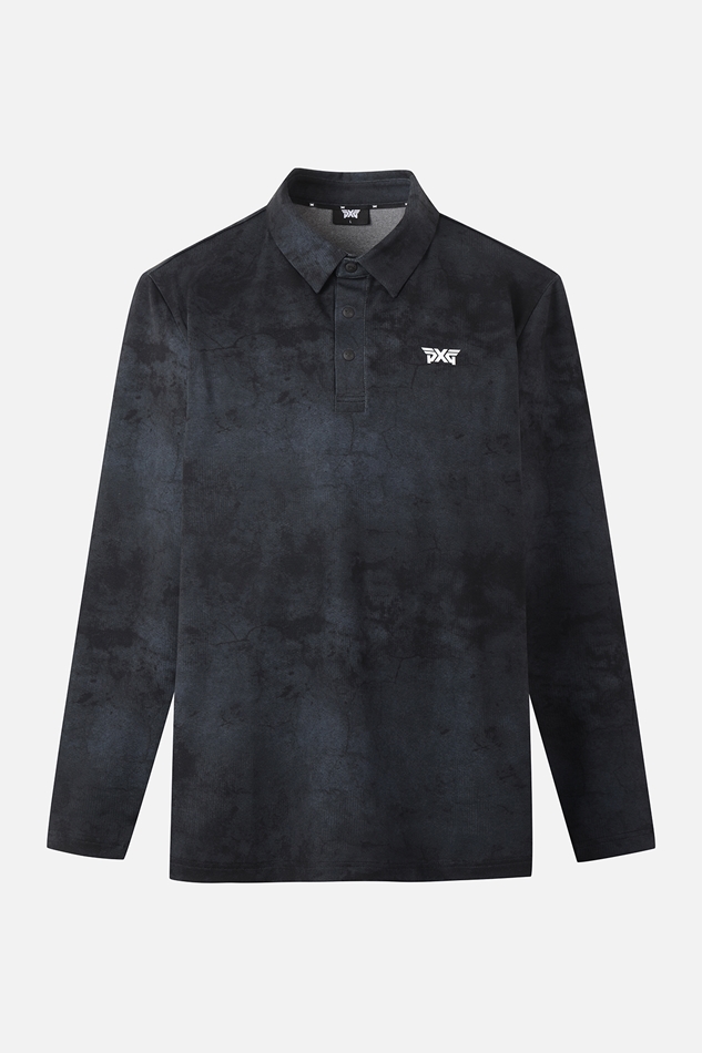 PATTERN COLLAR LONG-SLEEVE